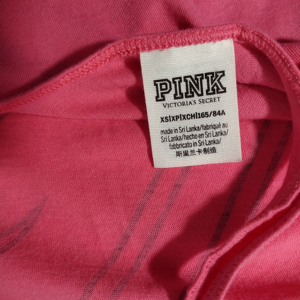 PINK Diagonal Logo Racerback Tank – Size XS - Picture 4 of 4